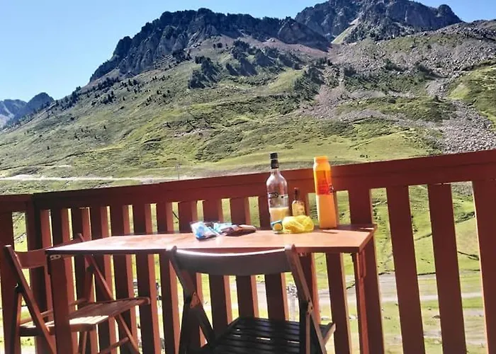 Studio Au Pied Des Pistes Avec Vue Sur La Station 5 Pl